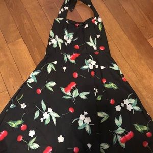 Cute cherry halter dress!